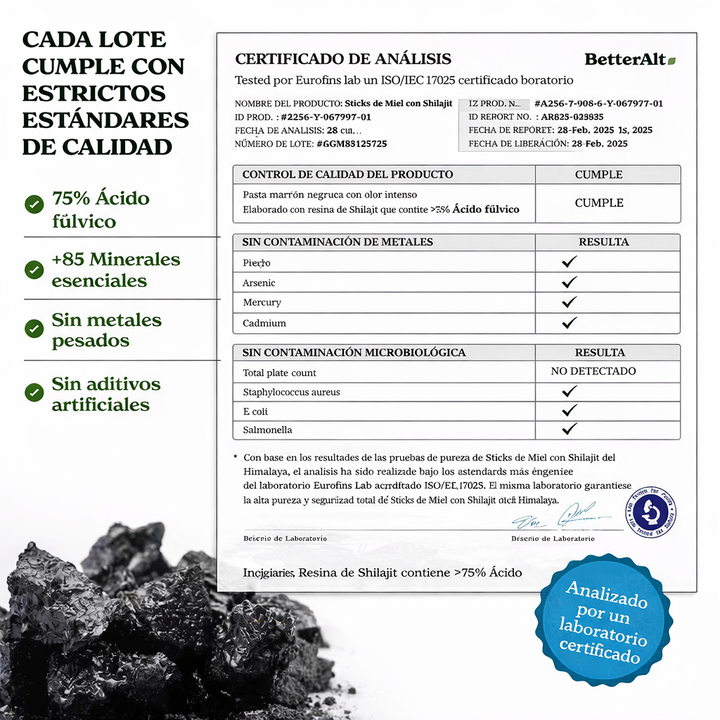 Shilajit Himalayan Better Alt · Energía y Vitalidad Natural
