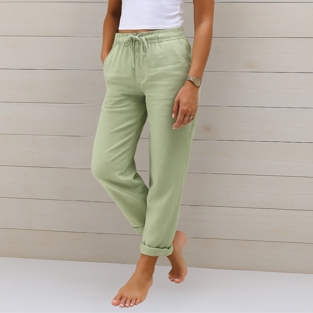 Maylora | Pantalones Relax con Cintura Ajustable