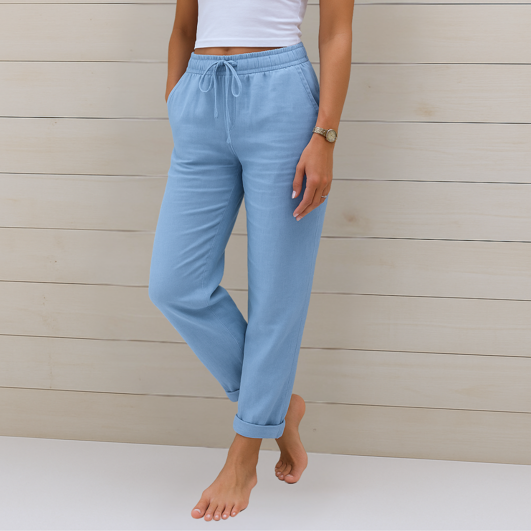 Maylora | Pantalones Relax con Cintura Ajustable