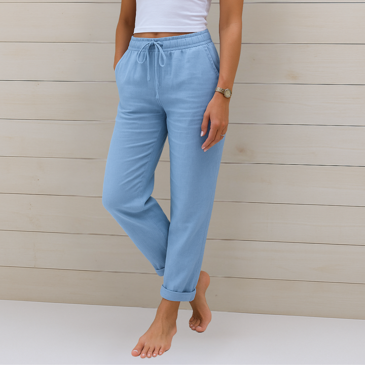 Maylora | Pantalones Relax con Cintura Ajustable