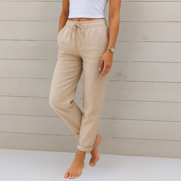 Maylora | Pantalones Relax con Cintura Ajustable