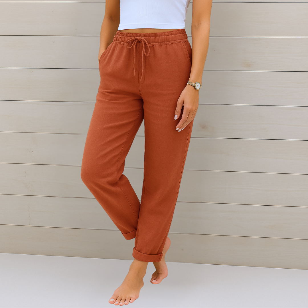 Maylora | Pantalones Relax con Cintura Ajustable