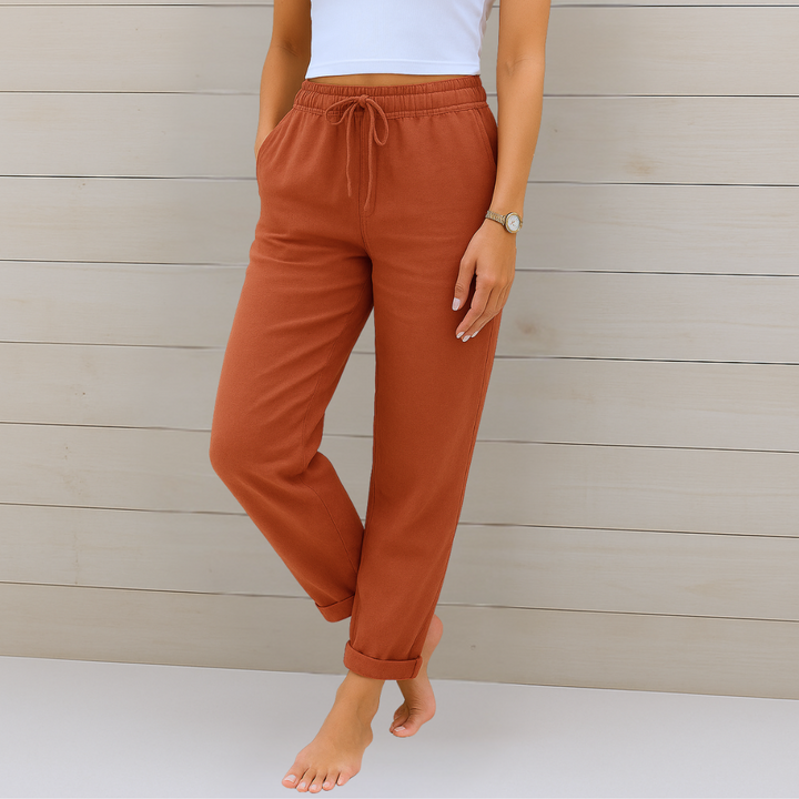 Maylora | Pantalones Relax con Cintura Ajustable