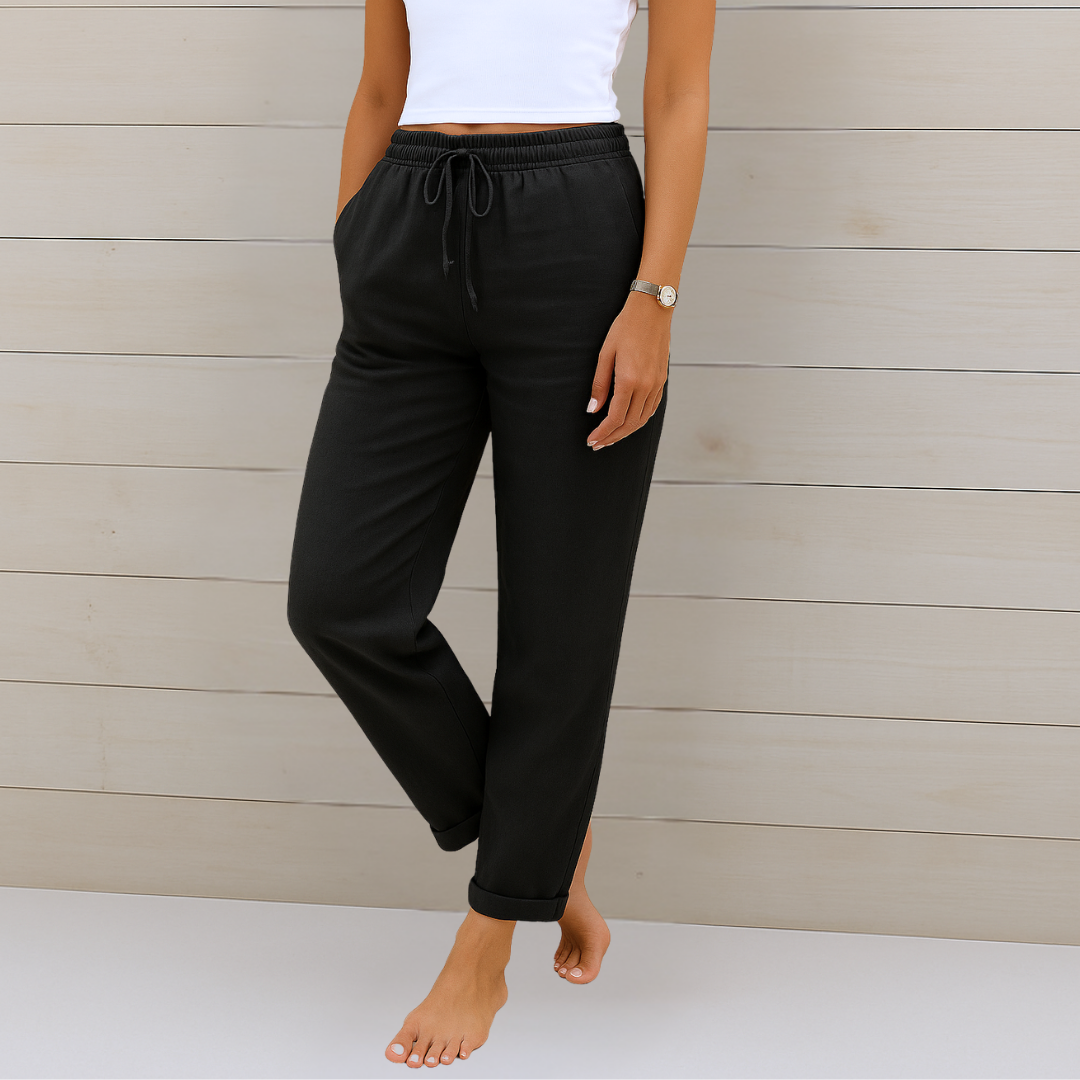 Maylora | Pantalones Relax con Cintura Ajustable