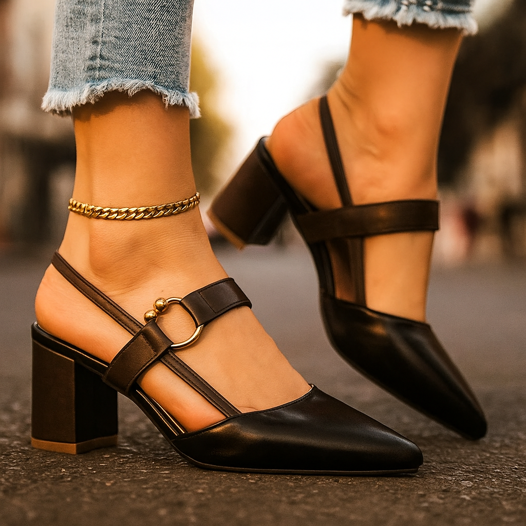 Tacones Mirella con anillo - Elegancia y confort en cada paso