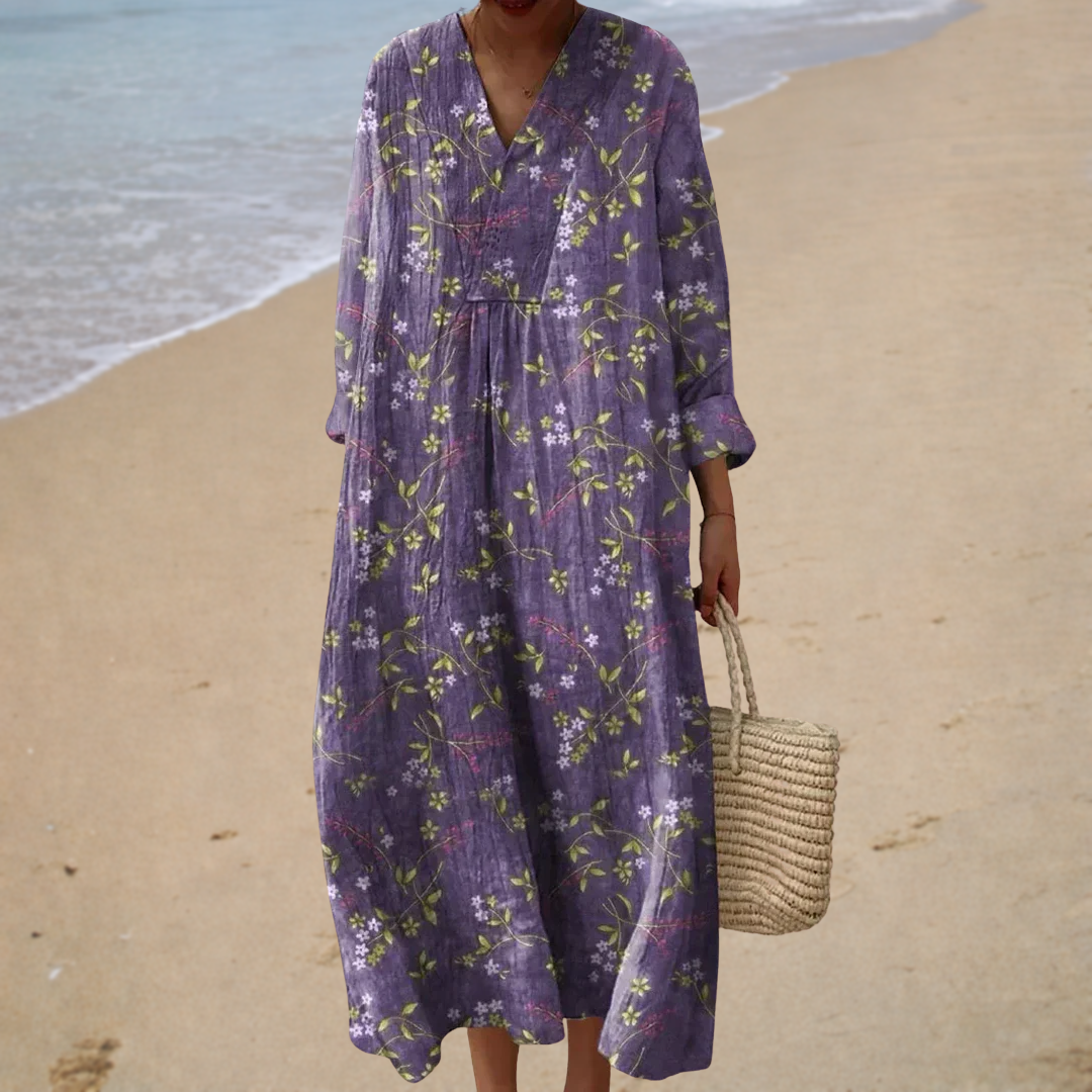 Vestido de verano con estampado favorecedor