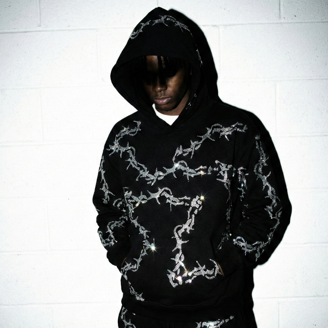 Hoodie Rhinestone Thorn™