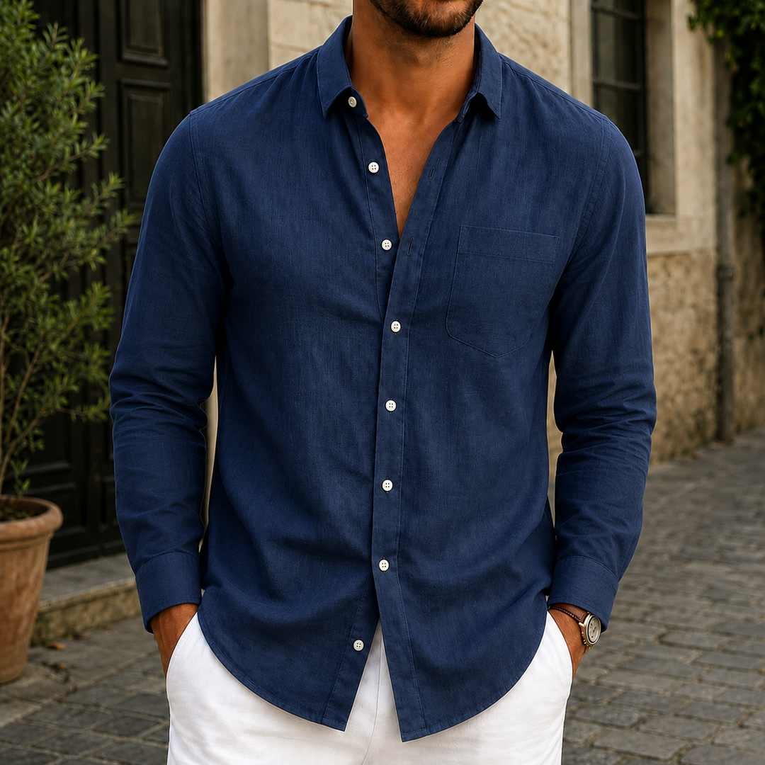 Camisa de lino cómoda y transpirable®