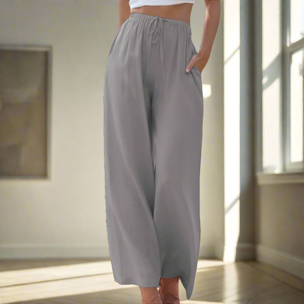 Liam | Pantalones de Verano de Pierna Ancha
