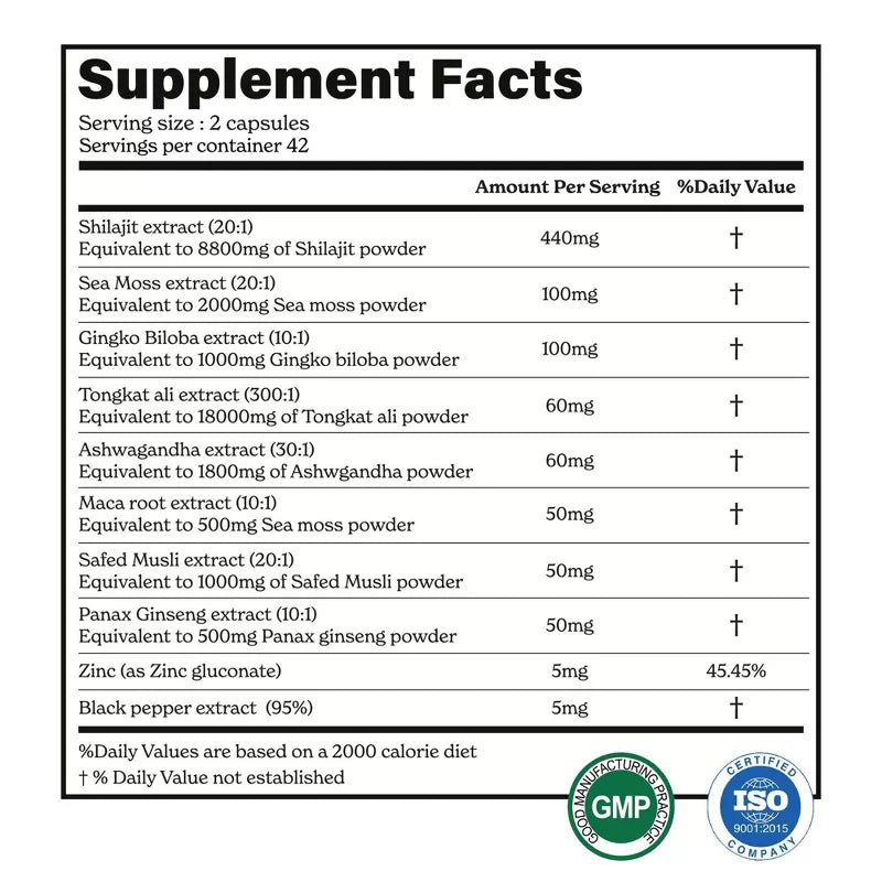 Shilajit Sea Moss Better Alt™