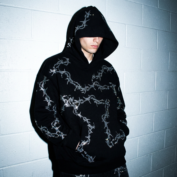 Hoodie Rhinestone Thorn™