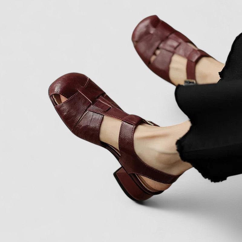 Amelia™ | Zapatos Ortopédicos Mary Jane De Piel Auténtica