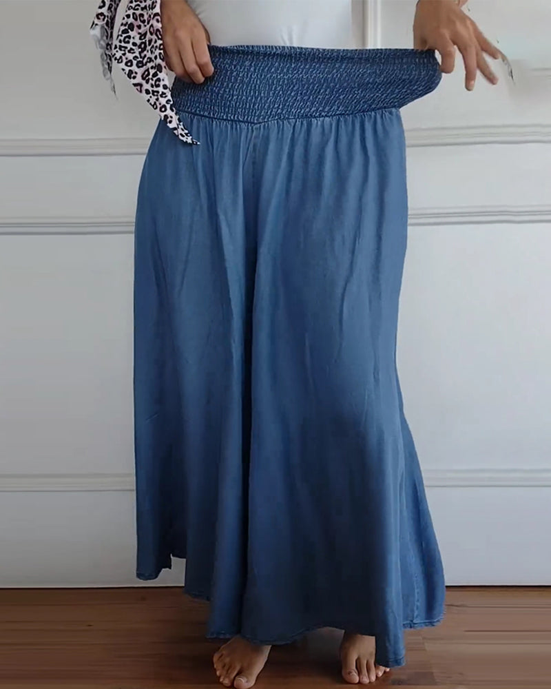 Jasper | Pantalones de Cintura Alta Smock