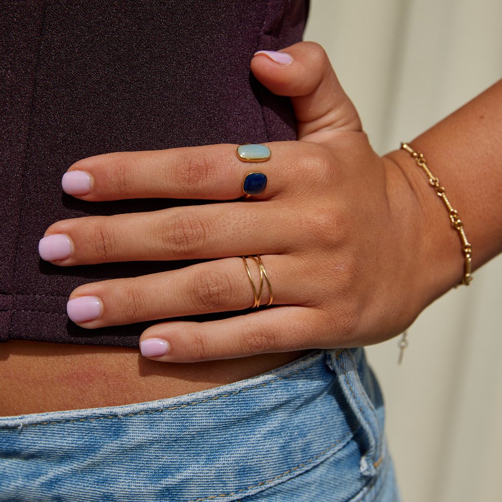 Bucle Infinito - Anillo de Oro